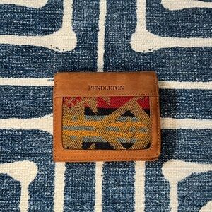 Pendleton Brown and Multicolor bifold Wallet